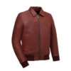 Aviator Men's Leather Jacket | Demastic USA - Demastic