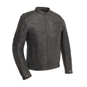 Bert Men's Leather Motorcycle Jacket | Demastic USA - Demastic