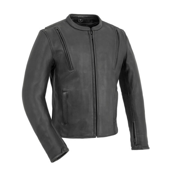 Bolt Men's Motorcycle Leather Jacket | Demastic USA - Demastic