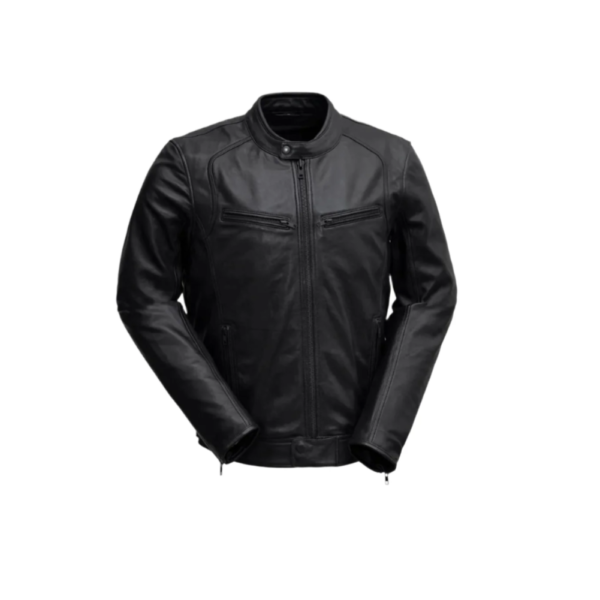 Clarson Men's Leather Jacket | Demastic USA - Demastic