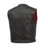 Cozier Men's Perforated Leather Motorcycle Vest | Demastic USA - Demastic