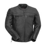 Elvardo Men's Motorcycle Leather Jacket | Demastic USA - Demastic