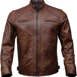 Handcrafted Real Leather Biker Jacket | Demastic USA - Demastic