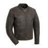 Hendrix Men’s Classic Riding Leather Jacket | Demastic USA - Demastic