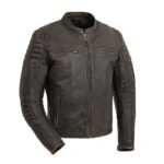 Hendrix Men’s Classic Riding Leather Jacket | Demastic USA - Demastic