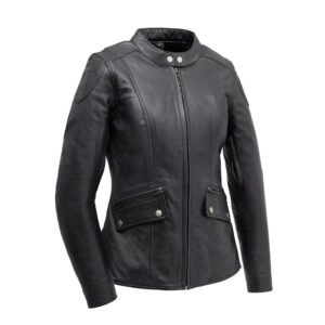 Jill Women's Motorcycle Leather Jacket | Demastic USA - Demastic