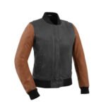 Lelli Women's Motorcycle Leather Jacket | Demastic USA - Demastic