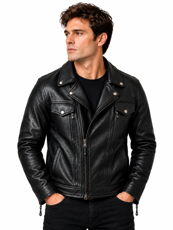 Maestro Men's Motorcycle Leather Jacket | Demastic USA