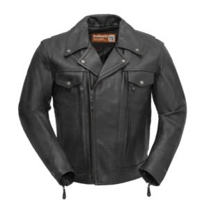 Maestro Men's Motorcycle Leather Jacket | Demastic USA - Demastic