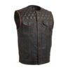 Men Wasp Perforated Motorcycle Vest | Demastic USA - Demastic