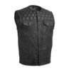 Men Wasp Perforated Motorcycle Vest | Demastic USA - Demastic
