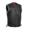 Men's Premium Motorcycle Leather Vest | Demastic USA - Demastic