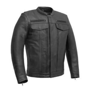 Raptor Men's Motorcycle Leather Jacket | Demastic - Demastic