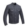 Rex Men's Thunder Denim Motorcycle Jacket | Demastic USA - Demastic