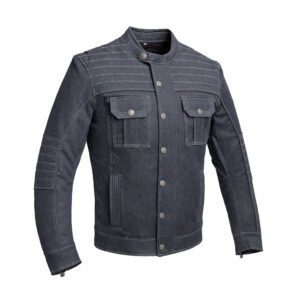Rex Men's Thunder Denim Motorcycle Jacket | Demastic USA - Demastic