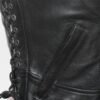 Ritzy Women's Leather Motorcycle Vest | Demastic USA - Demastic