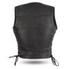 Ritzy Women's Leather Motorcycle Vest | Demastic USA - Demastic