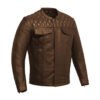 Rudmore Men’s Café Racer Leather Jacket | Demastic USA - Demastic