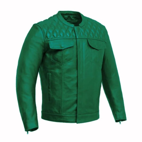 Rudmore Men’s Café Racer Leather Jacket | Demastic USA - Demastic