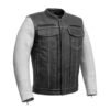 Von Men's Cafe Style Leather Jacket | Demastic USA - Demastic