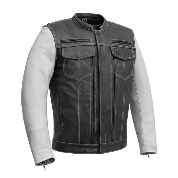 Von men's café style leather jacket – DeMastic