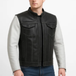 Von men's café style leather jacket – DeMastic